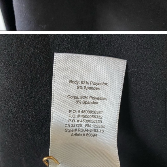 Aritzia Wilfred Black Trompette Vegan Suede Dress - Picture 8 of 9